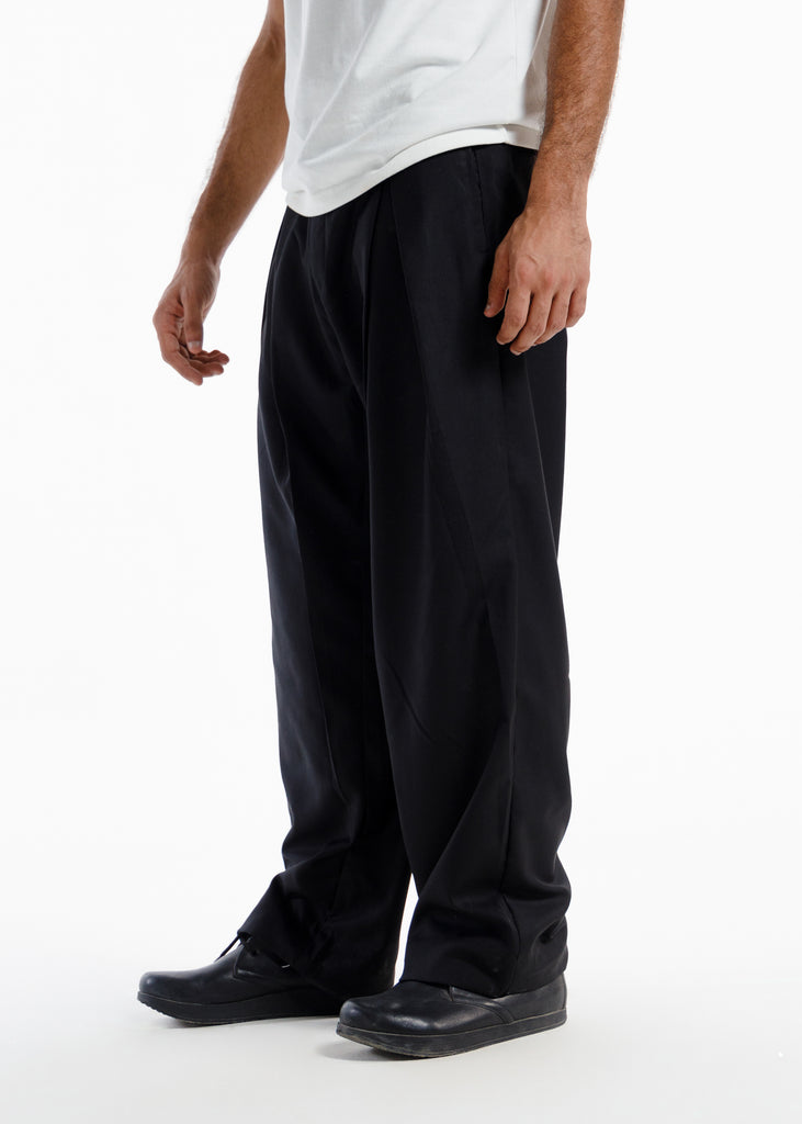 The Ultimate X-Pleated Formal pants jet black