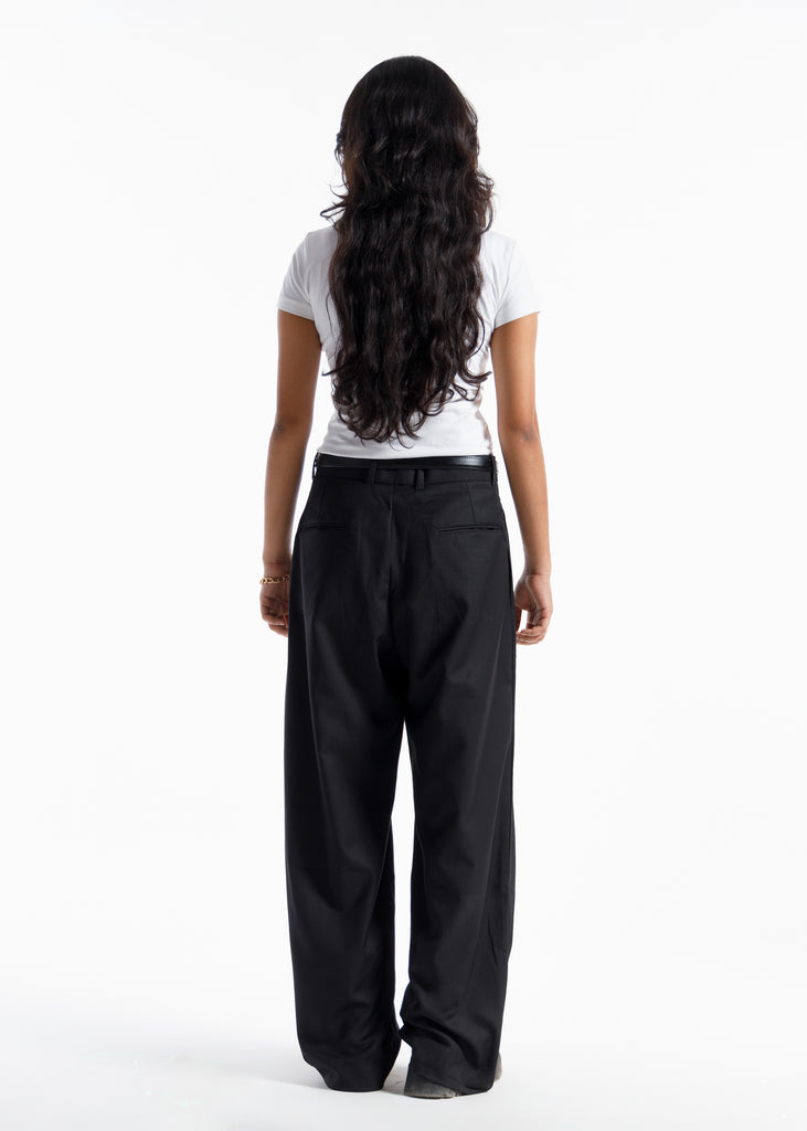 The Ultimate X-Pleated Formal pants jet black