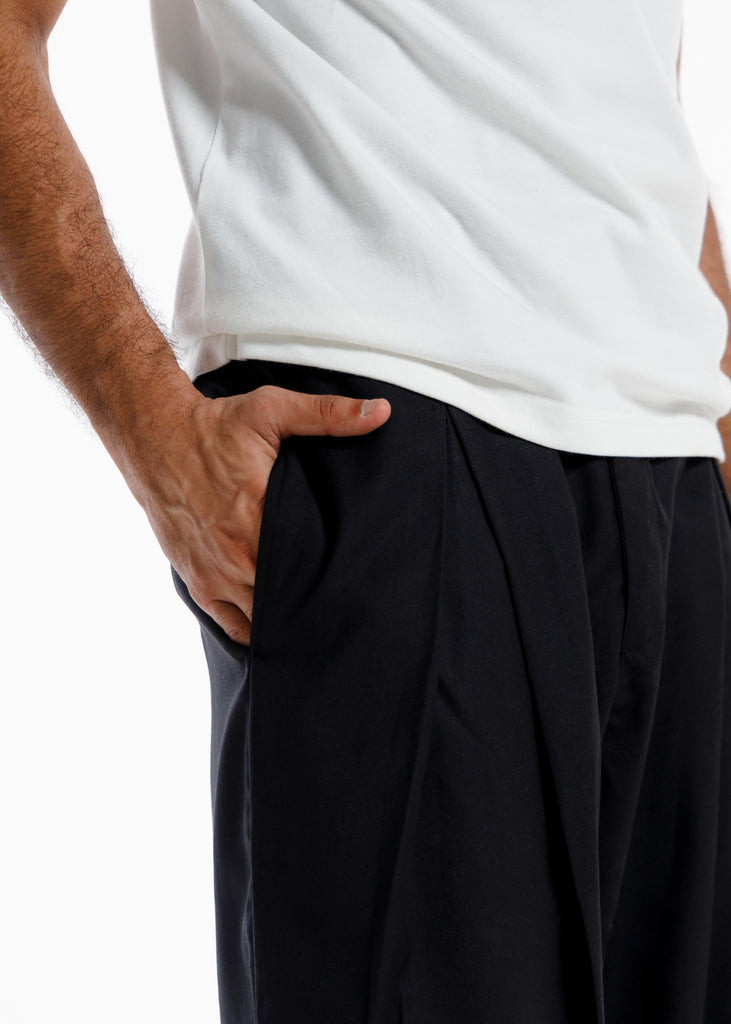 The Ultimate X-Pleated Formal pants jet black